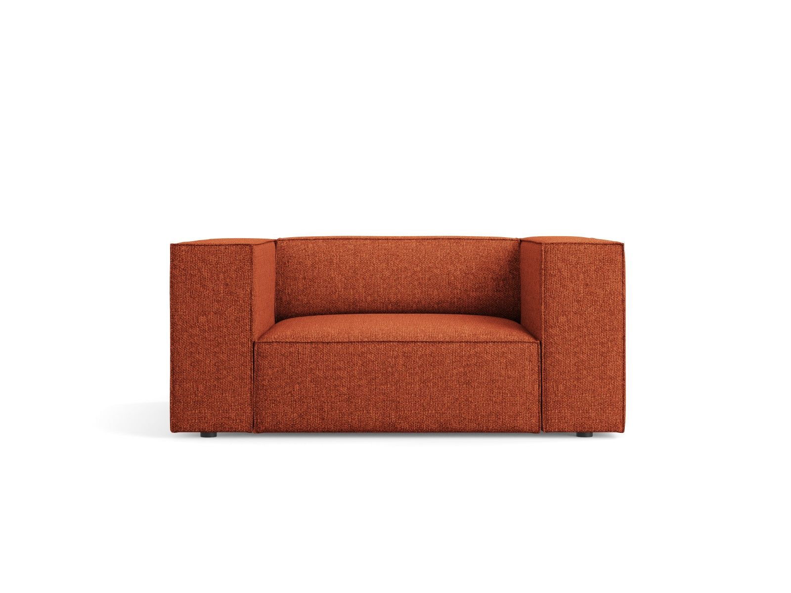 Arendal — Tugitool Terracotta (Haga 44) Must plastik
