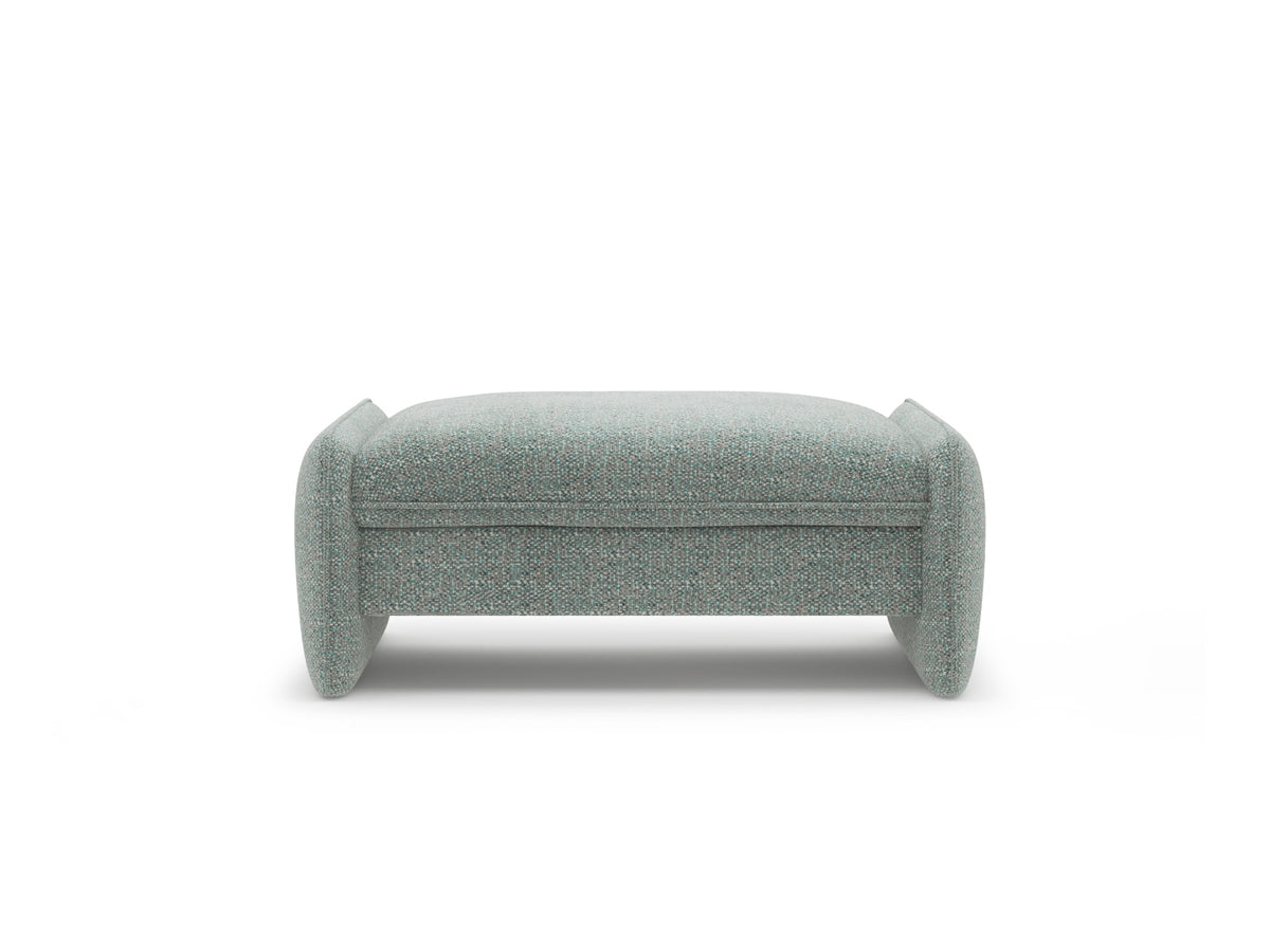 Georgia — Pouf (115x70x43 cm) Muted Blue (SILENCIO 72)