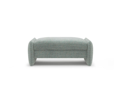 Georgia — Pouf (115x70x43 cm) Muted Blue (SILENCIO 72)