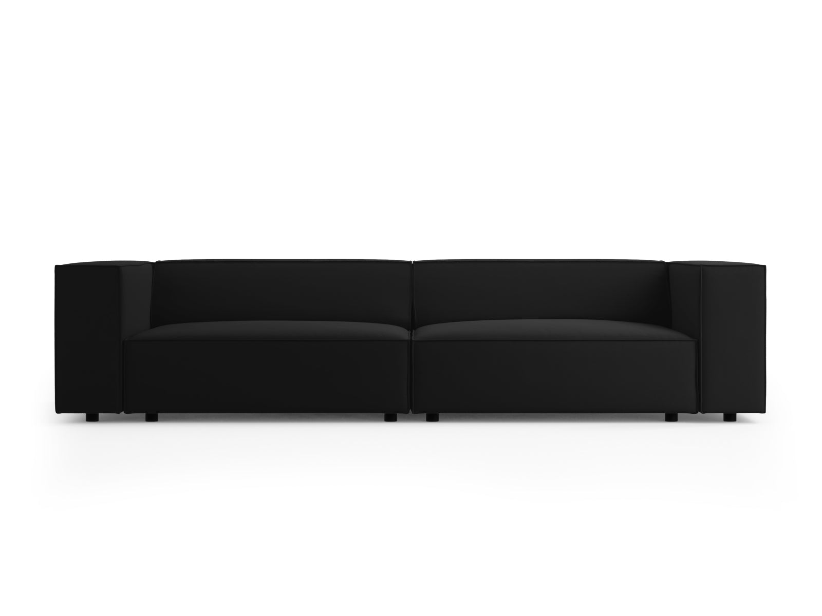 Arendal — Diivan Must (Casino Black) Must plastik