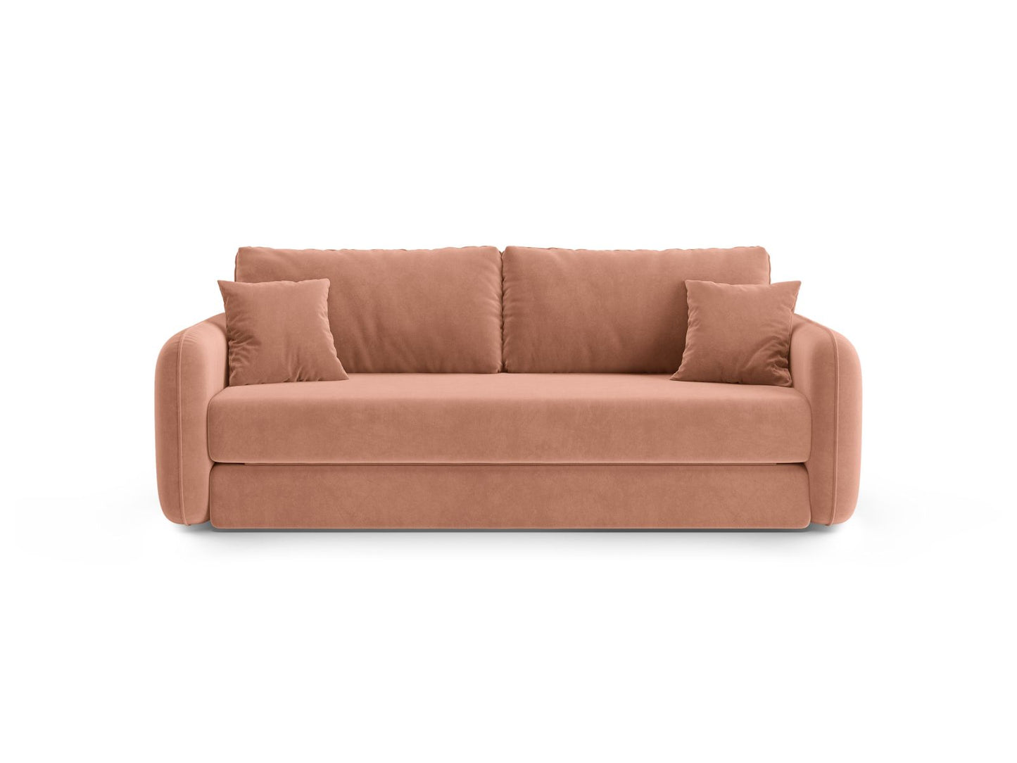Dormi — Sofa Pink (Salvador 11) Black Plastic
