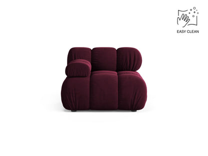 Bellis — Modular Sofa (94x94x70 cm) Burgundy (Venus 2932) Left