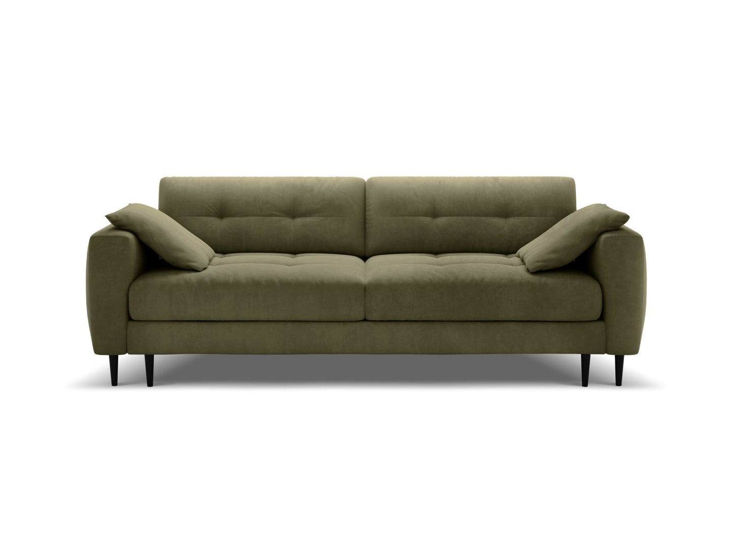 Bemy — Sofa Green (Salvador 8) Black Metal