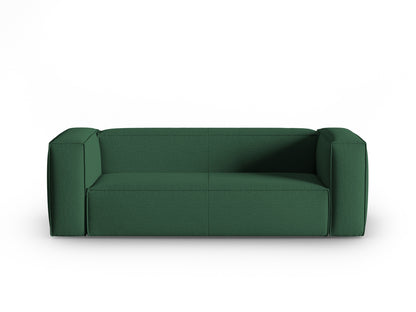 Mackay — Sofa Green (Bubble 12) Black Plastic