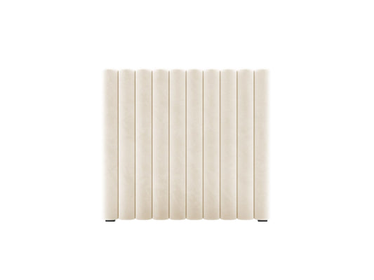 Mistero — Headboard Beige (Paris Cream) Black Plastic