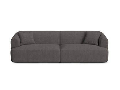 Campi — Sofa Grey (Moly 85) Black Plastic