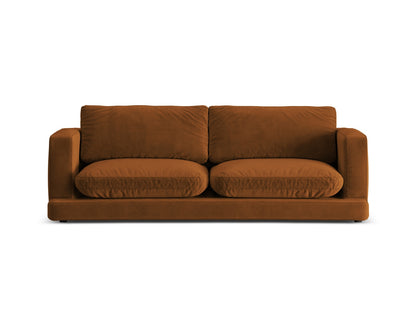 Ibiza — Sofa Terracotta (Riviera 56) Black Plastic