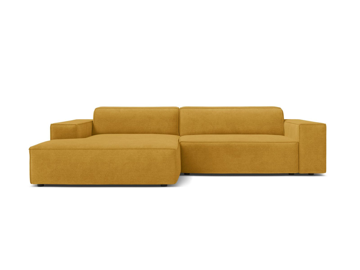 Jodie — Corner Sofa (224x162x77 cm) Yellow (Liberty 11) Left