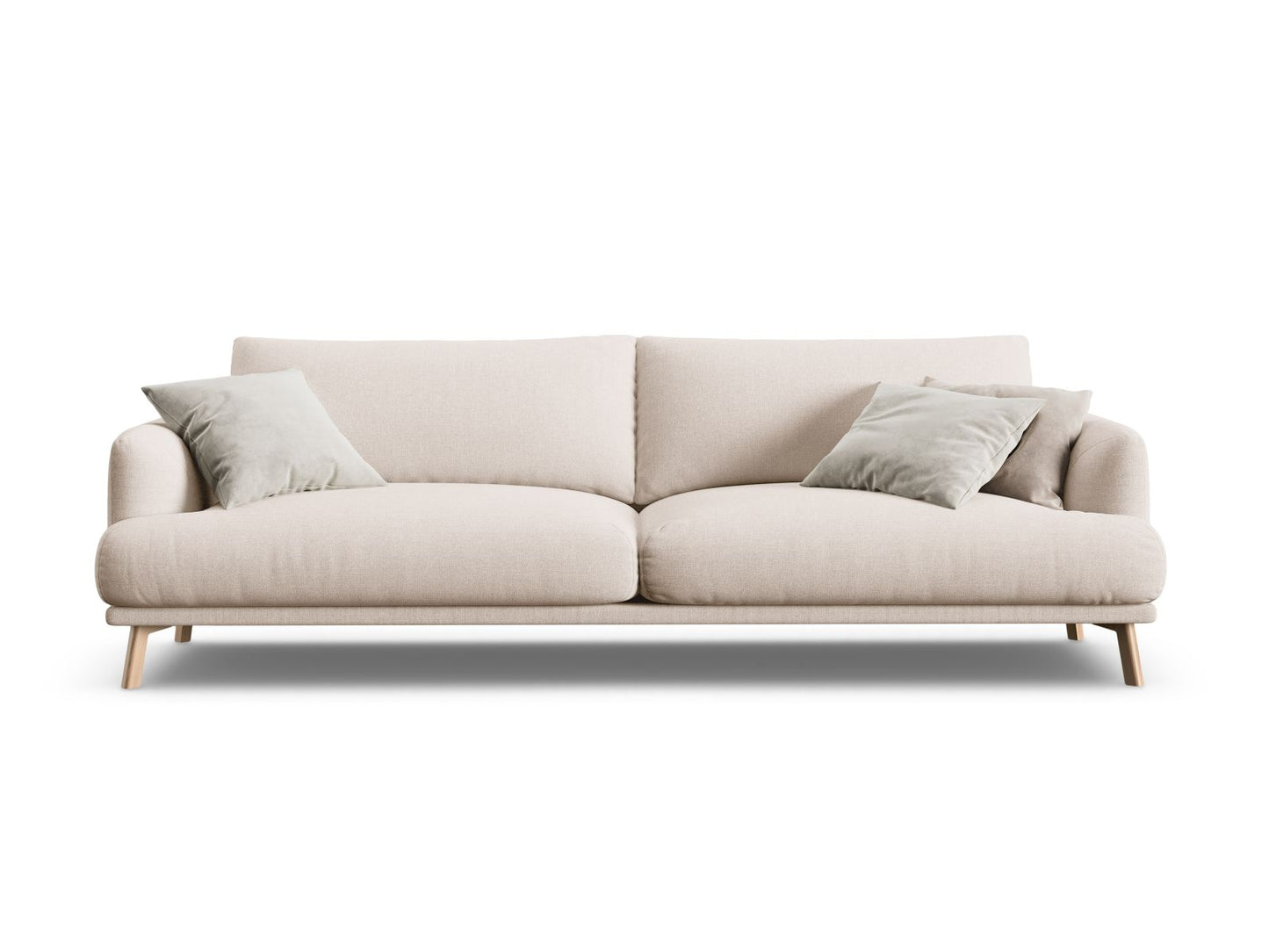 Naomi — Sofa Beige (Liberty 2) Wood