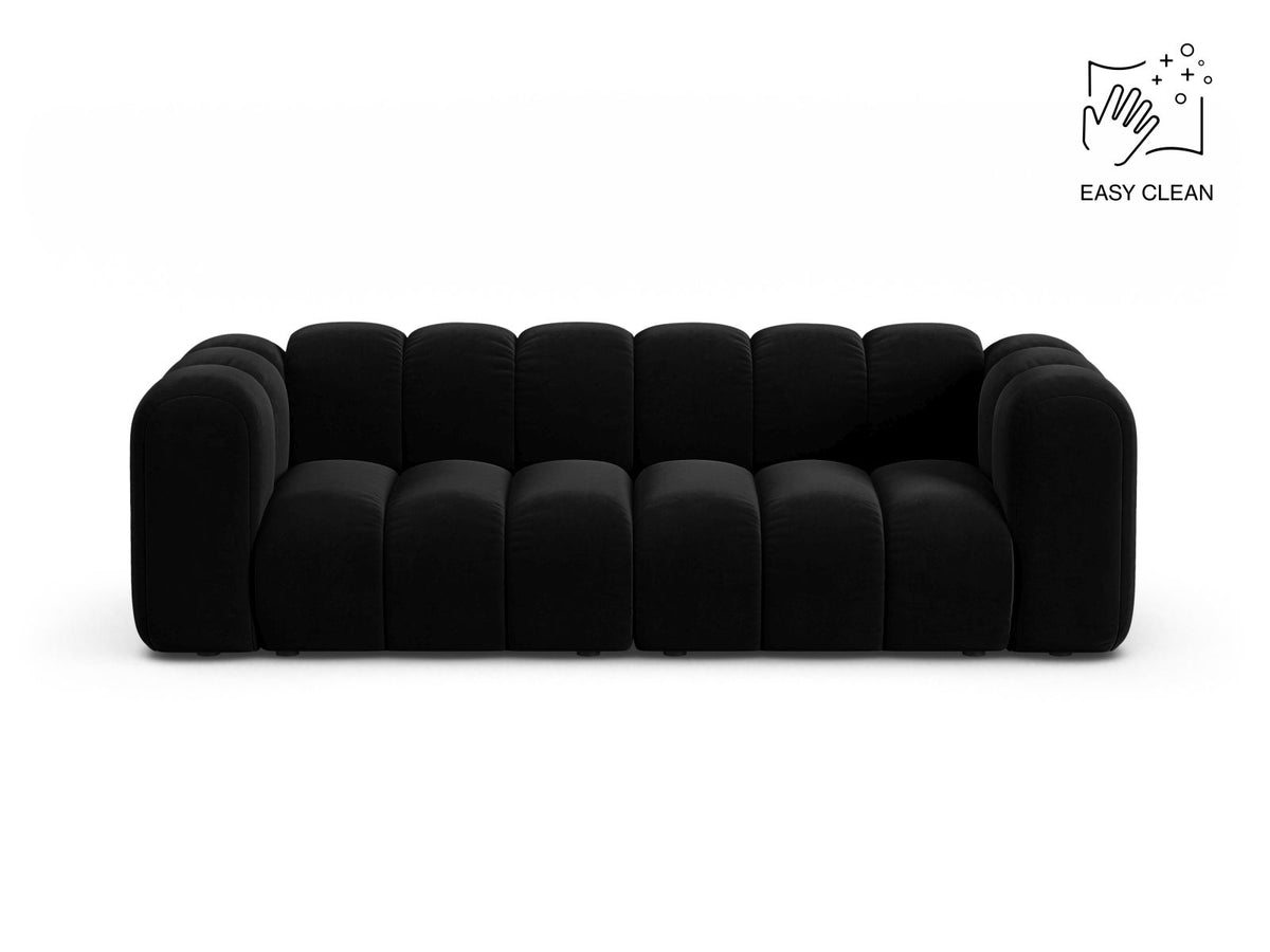 Lupine — Sofa Black (Venus 2923) Black Plastic