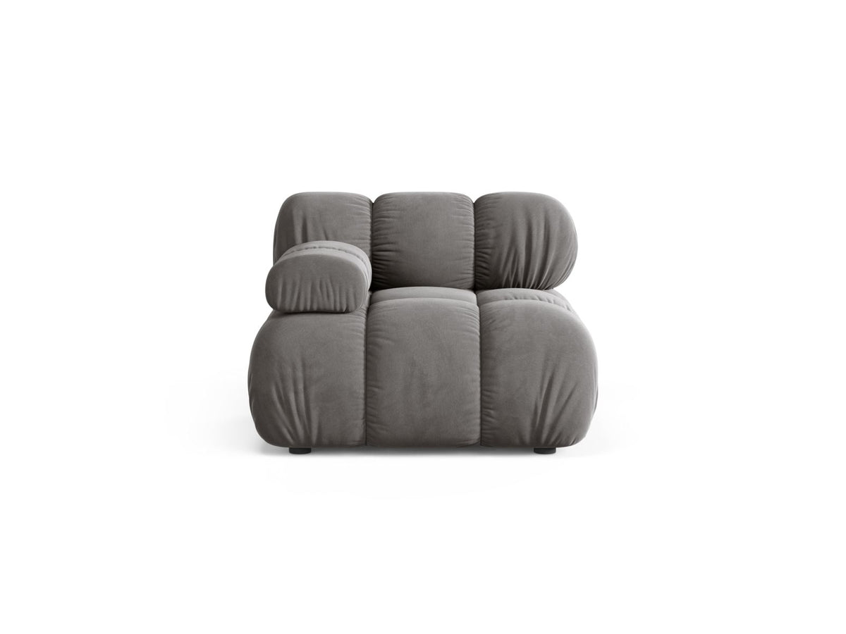 Bellis — Modular Sofa (94x94x70 cm) Light Grey (Bluvel 13) Left