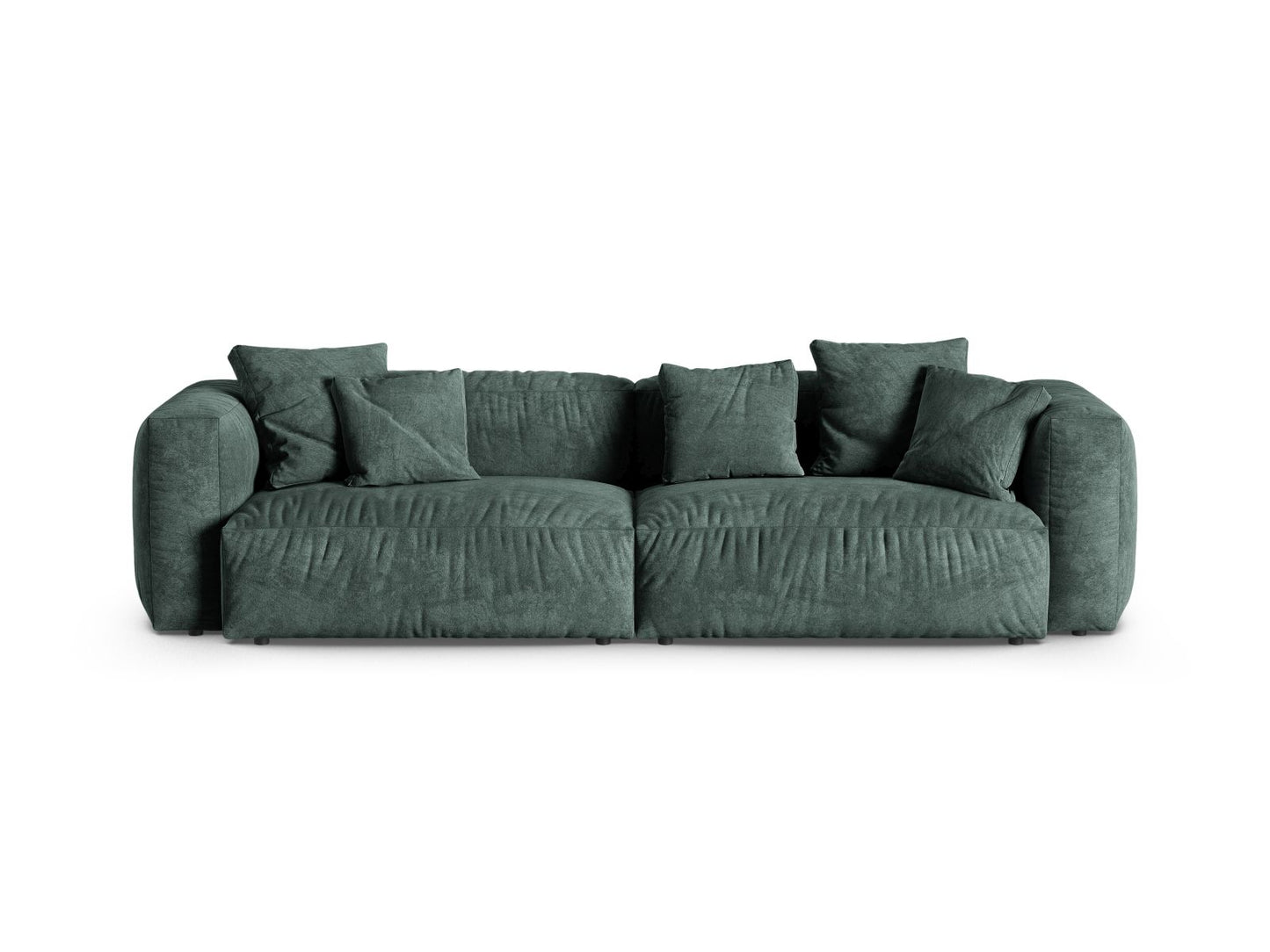 Martina — Sofa Petrol (Vogue 12) Black Plastic