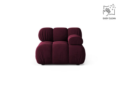 Bellis — Modular Sofa (94x94x70 cm) Burgundy (Venus 2932) Right