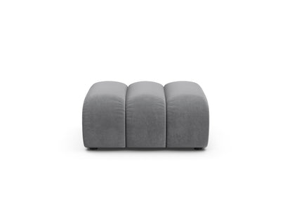 Lupine — Pouf Grey (Salvador 17) Black Plastic
