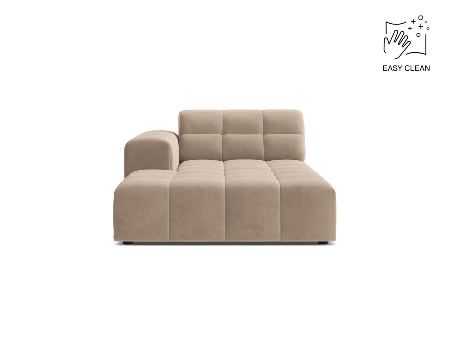 Jennifer — Chaise Longue (108x167x78 cm) Beige (Venus 2928) Left