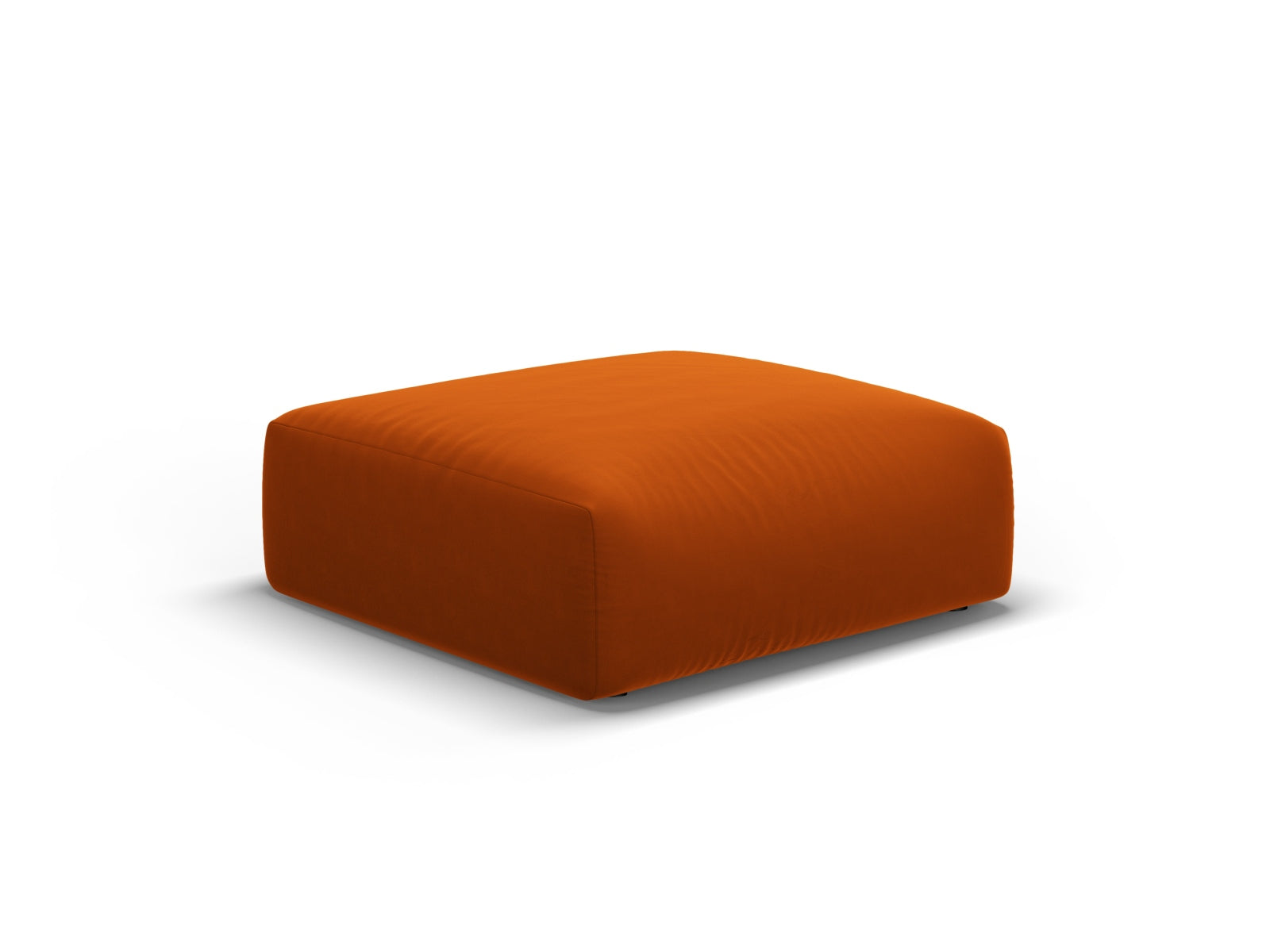 Matera — Pouf Terracotta (Salvador 14) Must plastik vasak