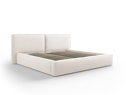 Arendal — Bed Light Beige (Megan 351) Black Plastic