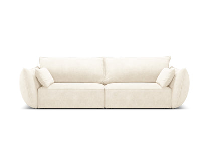 Kaelle — Sofa Light Beige (Over The Horizon 03) Black Plastic