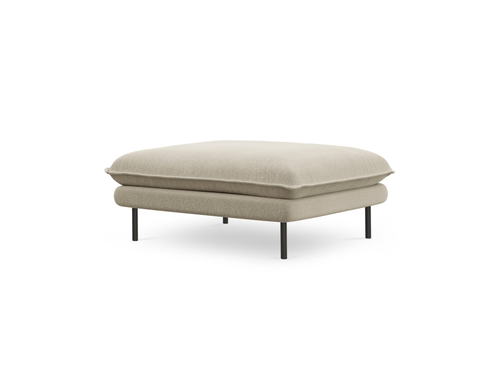 Vienna — Beige diivanipadi (Positano 8) Must metall