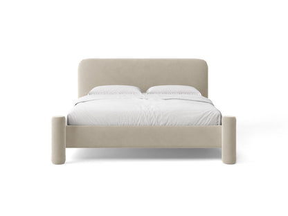 Vera — Bed (164x223x100 cm) Light Beige (Casino Pearl)