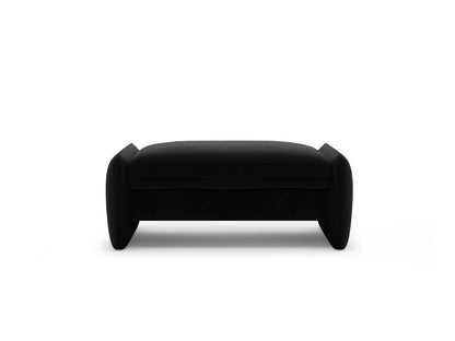 Georgia — Pouf (115x70x43 cm) Black (Magic Velvet 2219)