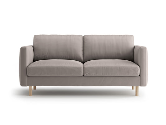 Eden — Sofa Warm grey (Paris Khaki) Natural Oak Wood