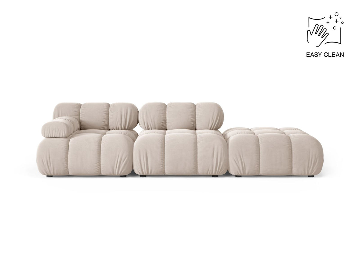 Bellis — Sofa (282x94x70 cm) Light Beige (Venus 2927) Right