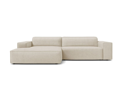 Jodie — Corner Sofa (224x162x77 cm) Beige (Baloo 2074) Left