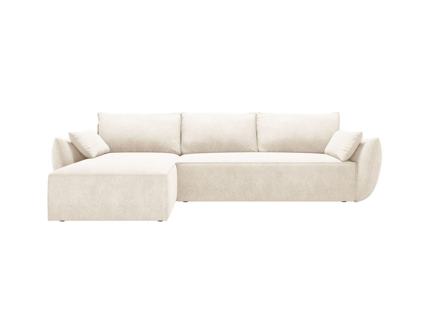 Kaelle — Corner Sofa (252x165x87 cm) Light Beige (Over The Horizon 03) Left