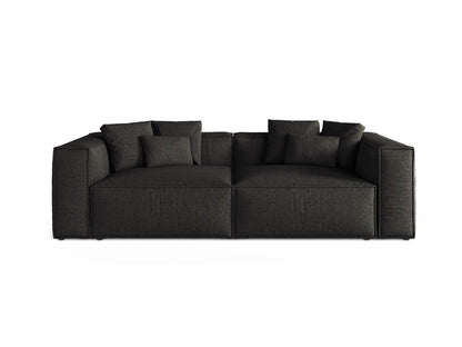 Aveiro — Sofa Anthracite (Eden 21 Black) Black Plastic