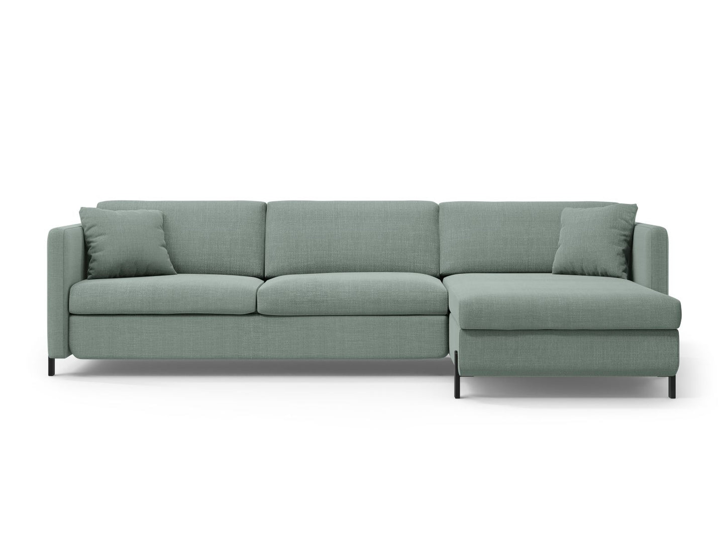 Gloria — Corner Sofa (286x170x88 cm) Mint (Bjorn 71) Right