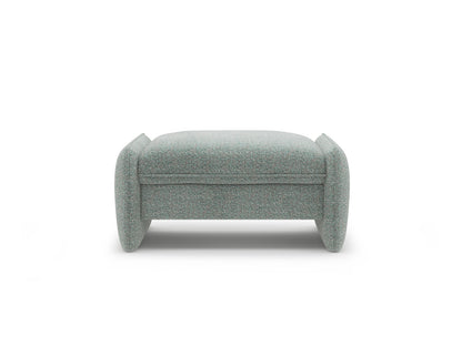 Georgia — Pouf (95x70x43 cm) Muted Blue (SILENCIO 72)