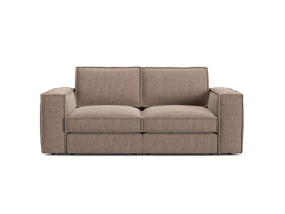 Pola — Sofa Light Brown (BABEL TAUPE) Black Plastic