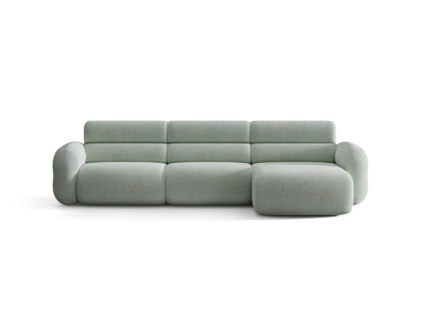 Neo — Corner Sofa (305x165x83 cm) Muted Blue (SILENCIO 72) Right