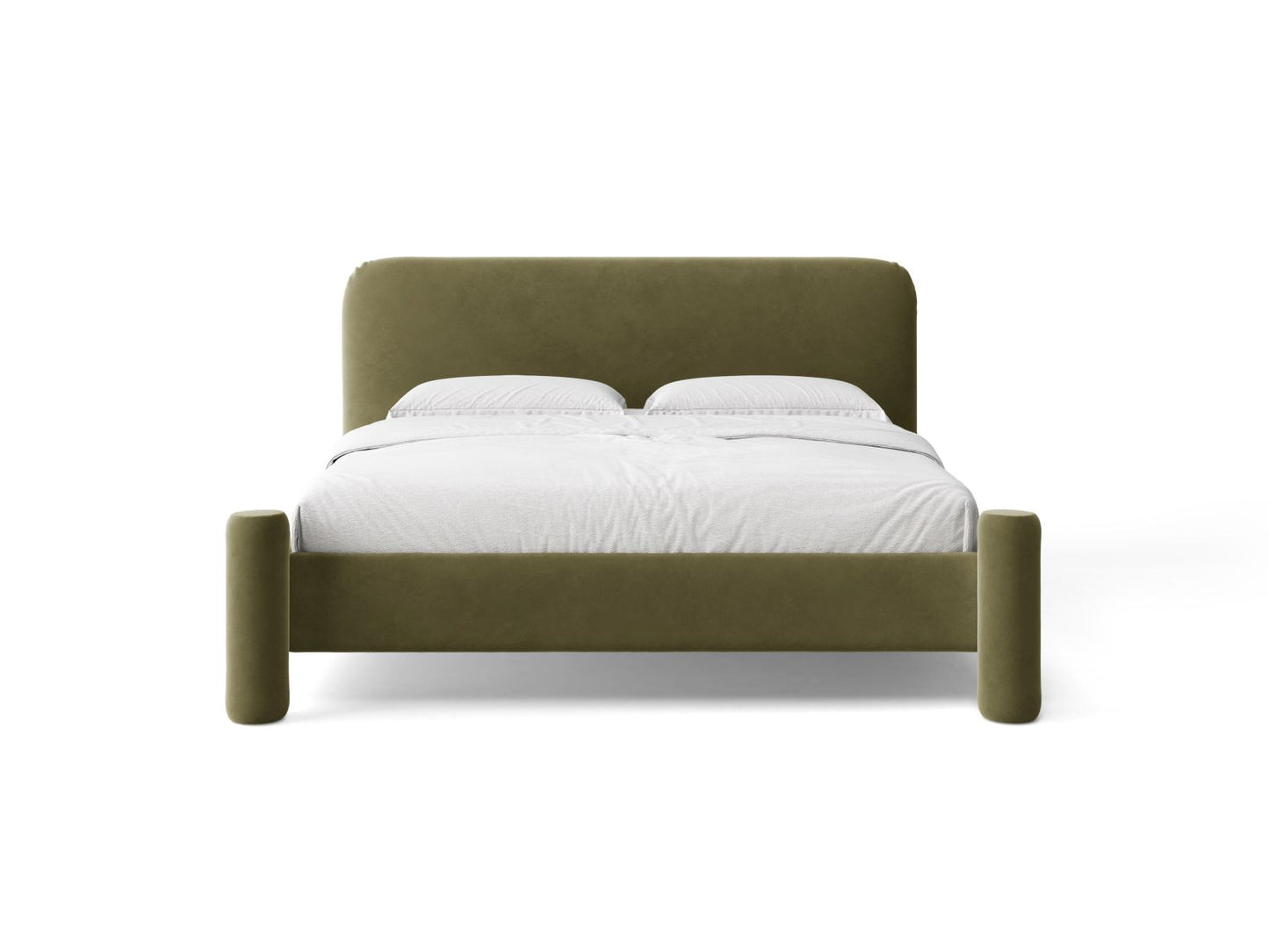 Vera — Bed (184x223x100 cm) Light Green (Casino Forest)