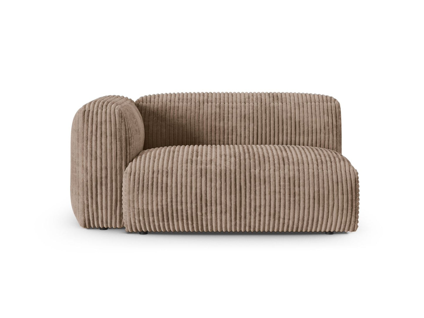 Martina — Modular Sofa Acorn (Tilia 17) Black Plastic