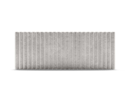 Mistero — Headboard Light Grey (Perfect Harmony 80) Black Plastic