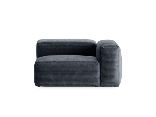 Bergamo — Modul Muted Blue (Perla 45) Black Plastic Left