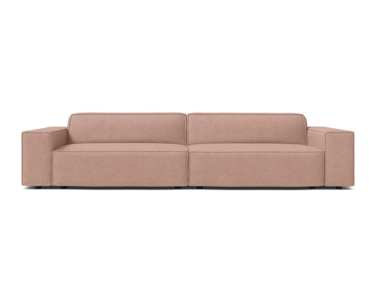 Jodie — Sofa Powder Pink (Baloo 2072) Black Plastic