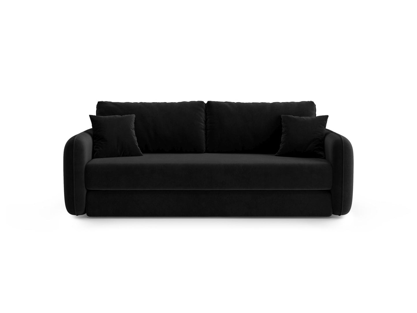 Dormi — Sofa Black (Salvador 19) Black Plastic