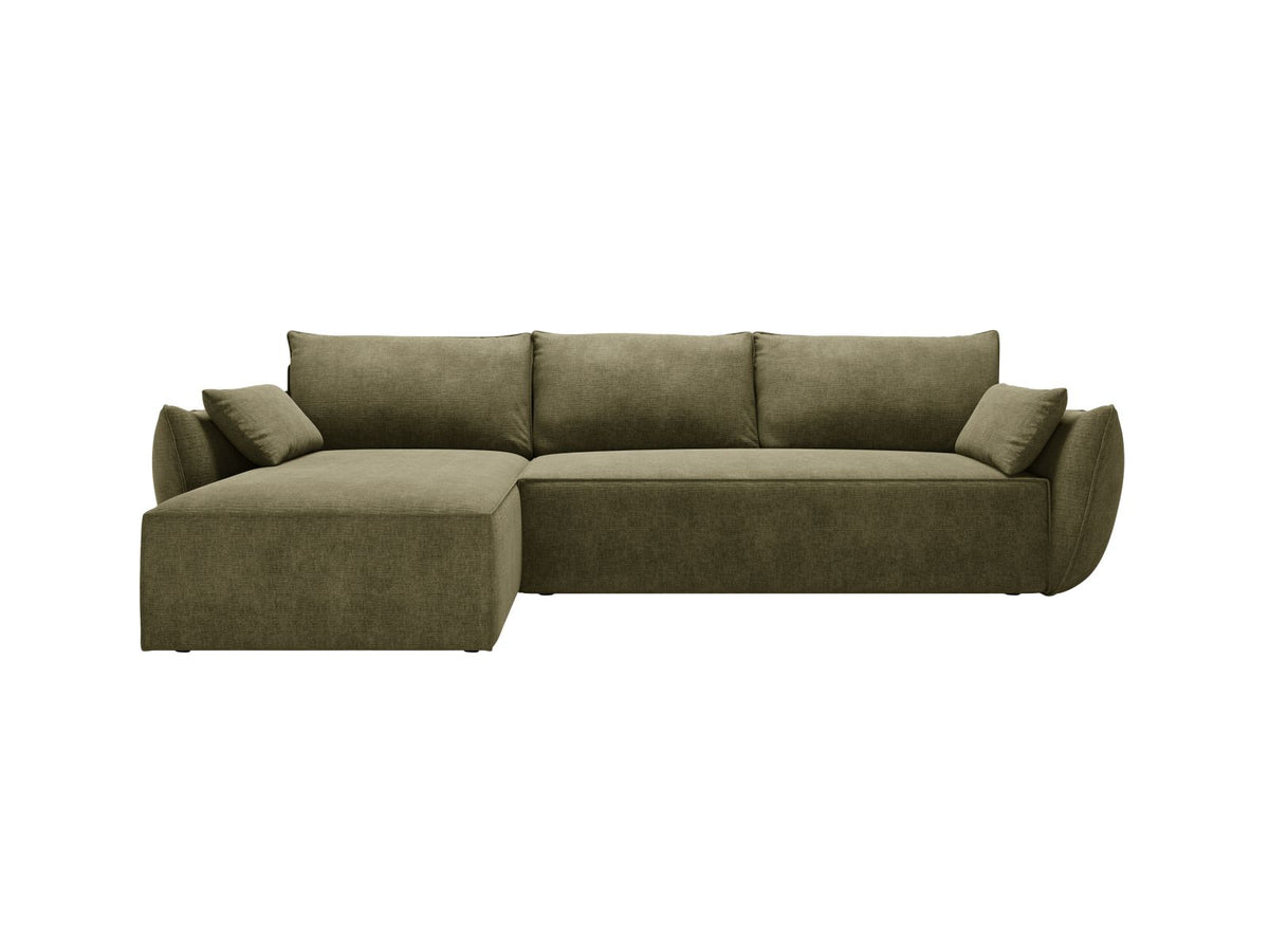 Kaelle — Corner Sofa (252x165x87 cm) Green (Over The Horizon 38) Left