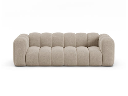 Lupine — Sofa Dark Beige (Eden 4 Beige) Black Plastic