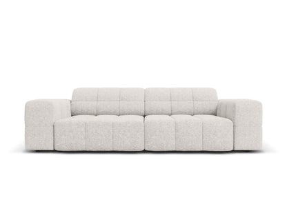 Chicago — Sofa Light Grey (Haga 06) Black Plastic
