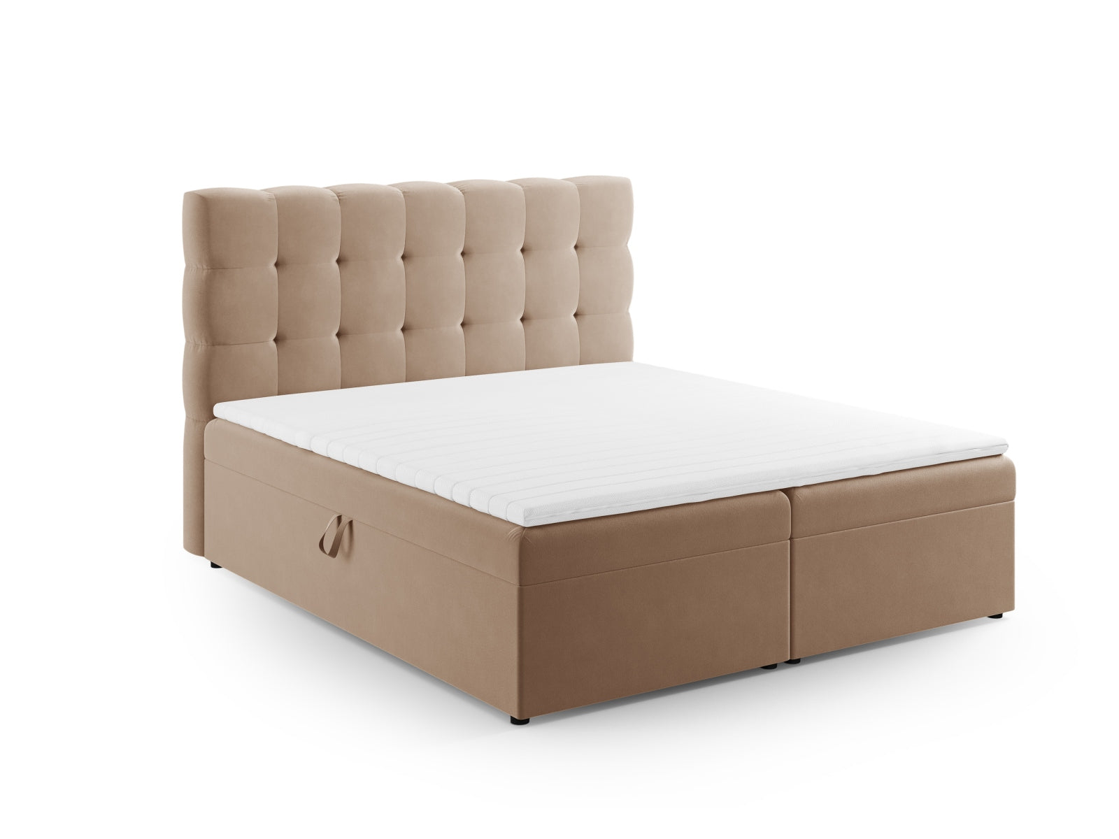 Bali — Voodi Beige (Bluvel 28) Must plastik