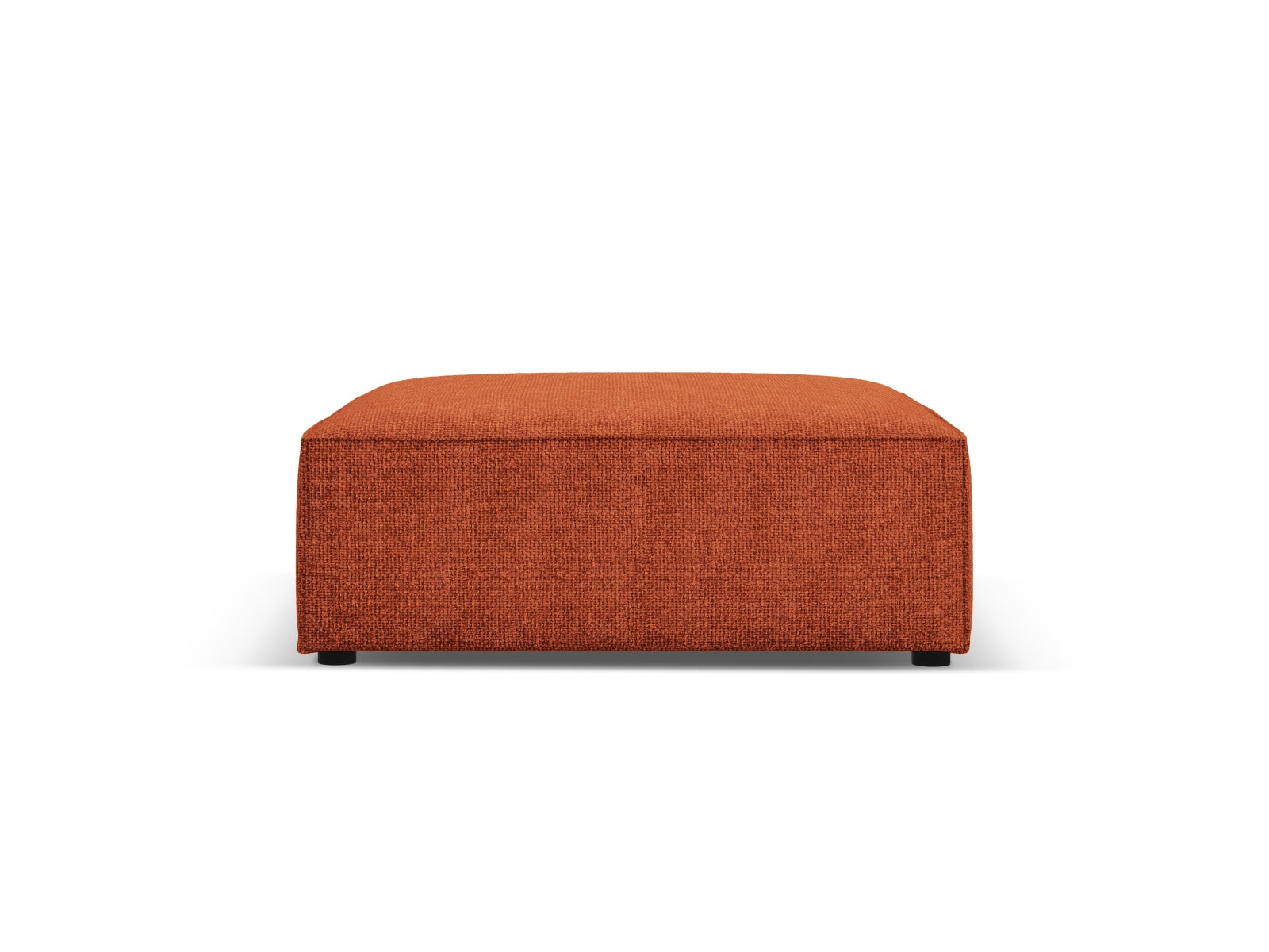 Arendal — Terrakotta-pouf (Haga 44) Must plastik