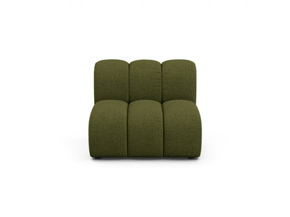 Lupine — Modular Sofa Dark Olive Green (Baloo 2090) Black Plastic