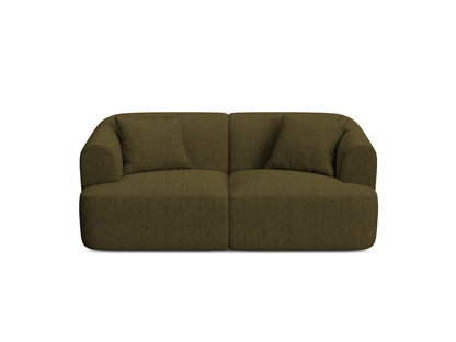 Campi — Sofa Green (Moly 38) Black Plastic