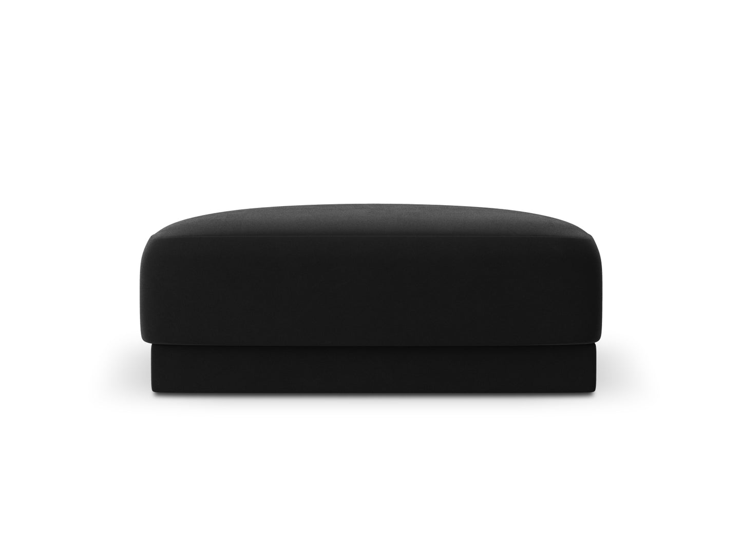 Miley — Pouf Black (Bluvel 19) Black Plastic