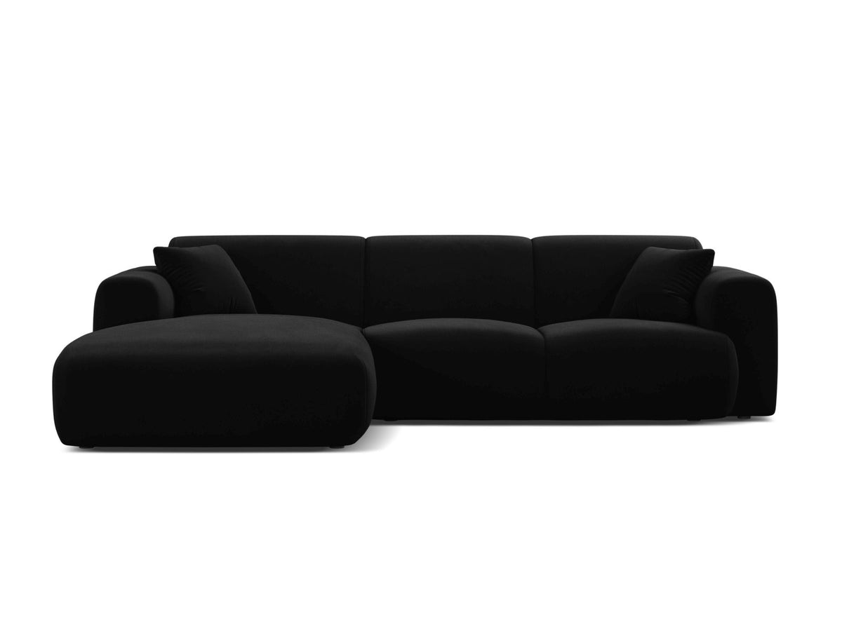 Molino — Corner Sofa Black (Casino Black) Black Plastic Left