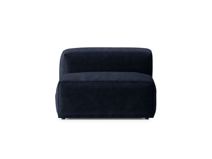 Bergamo — Modul Navy Blue (Perla 40) Black Plastic Left
